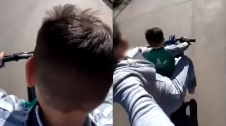 el-nene-fue-filmado-durante-varios-metros-conduciendo-una-moto-foto-captura-de-video-NK56H3AR7JEH3AXL3YNTAOLLVM